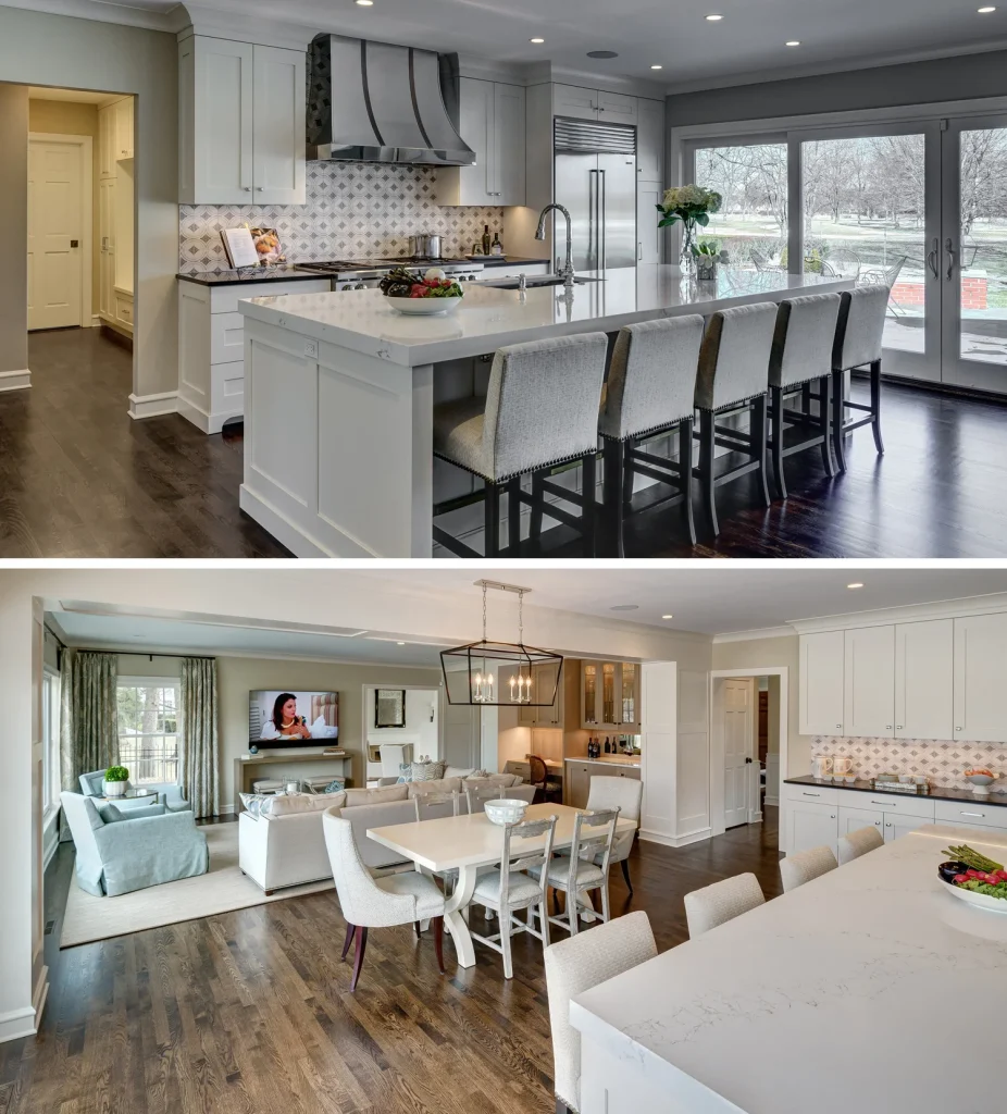 The Holiday Cook image by Kitchen Design Partners The Holiday Cook Entertainers Dream in Glenview Great Room Kitchen Combo