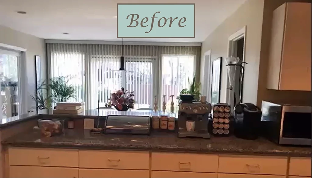 A Contemporary Kitchen Designed for Calm Calm and Contemporary Before Kitchen 1