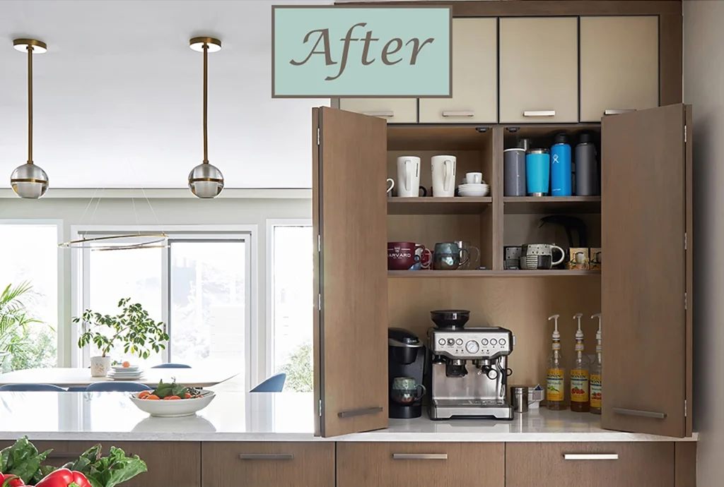 A Contemporary Kitchen Designed for Calm Calm and Contemporary Kitchen 18 After