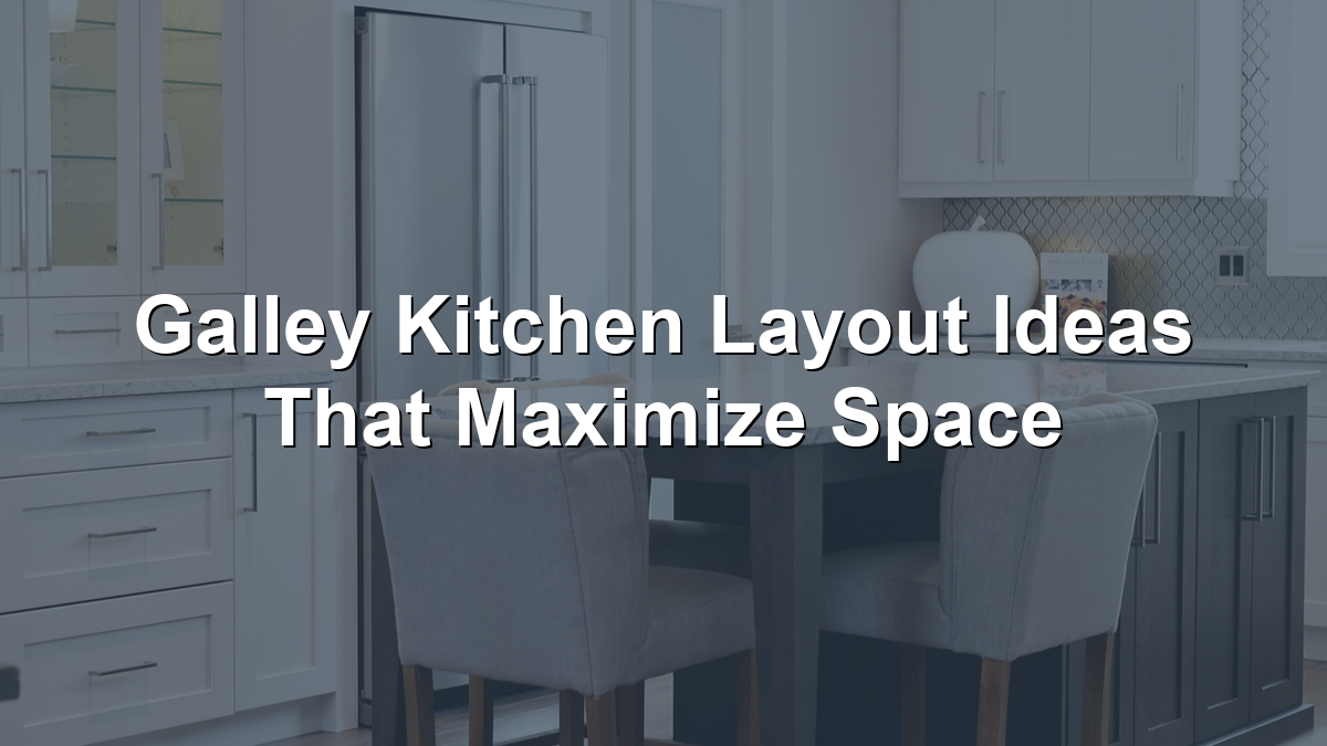 Galley kitchen layout with white cabinets and modern countertops